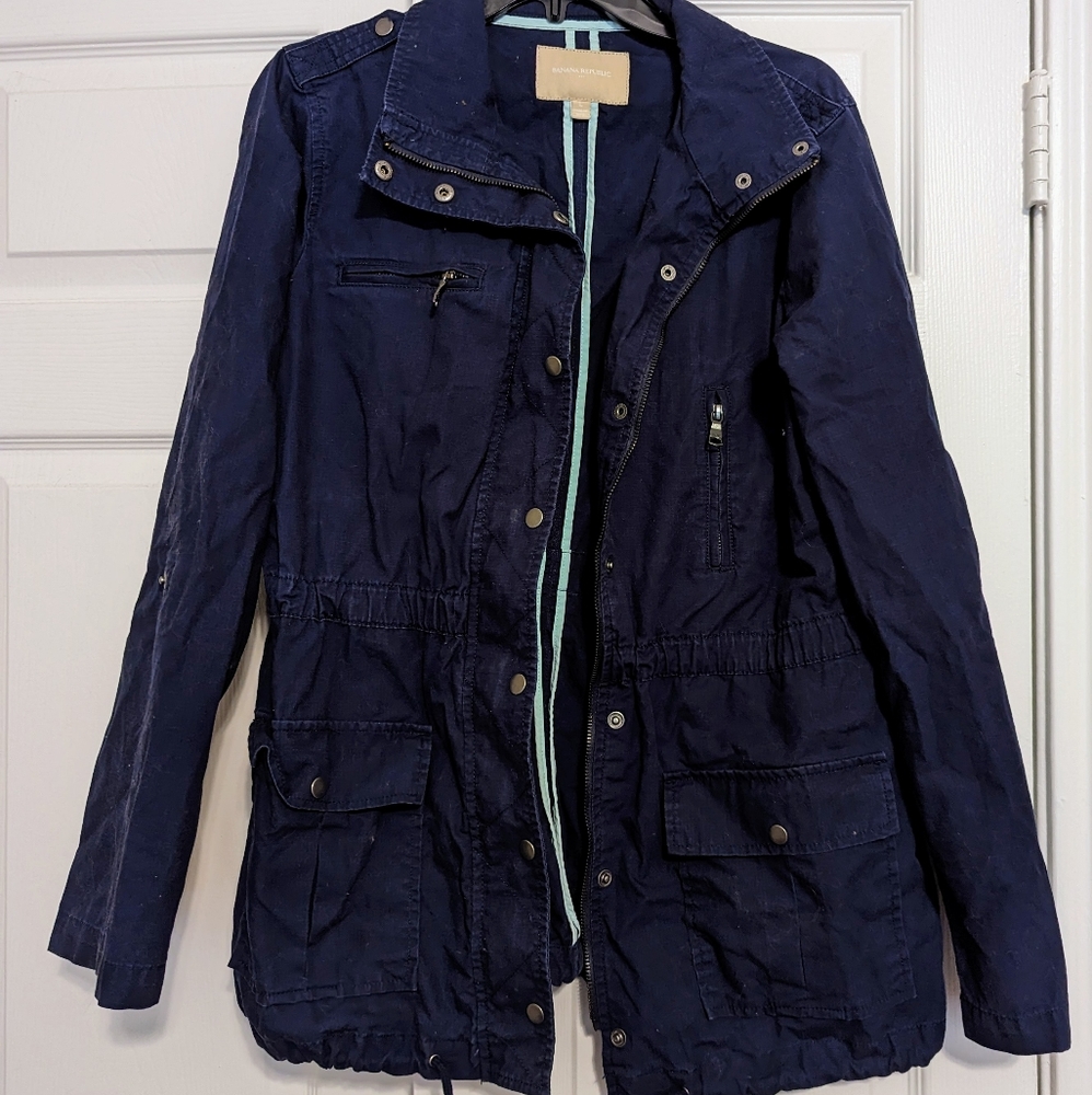 Chic Navy Utility jacket